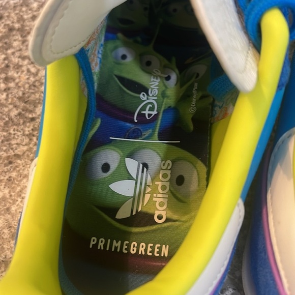 Rare Adidas Disney Pixar Blue Stan Smith Shoes - Picture 4 of 8
